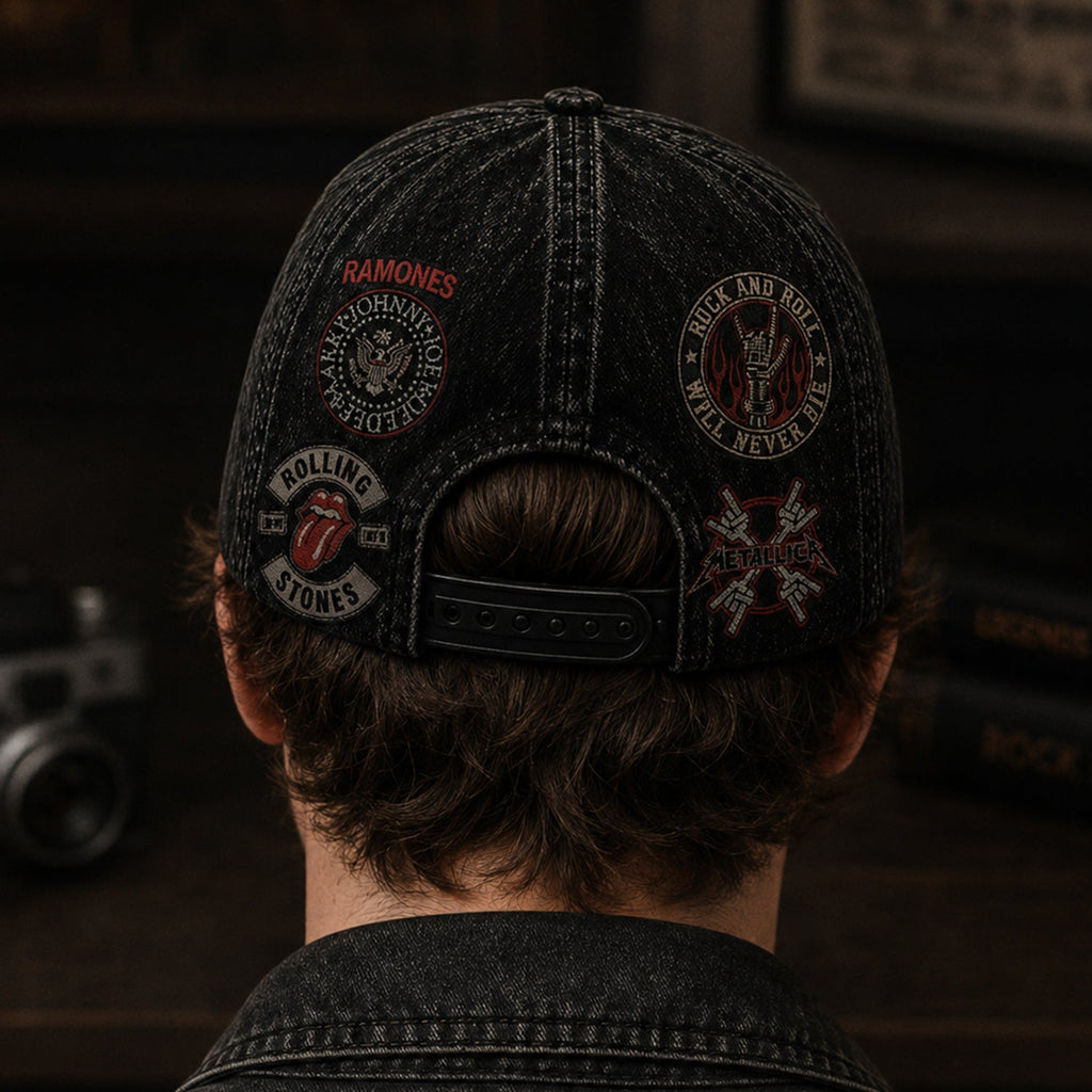 Personalized Rock Music Classic Cap with Legends Edition Design GradoCreations