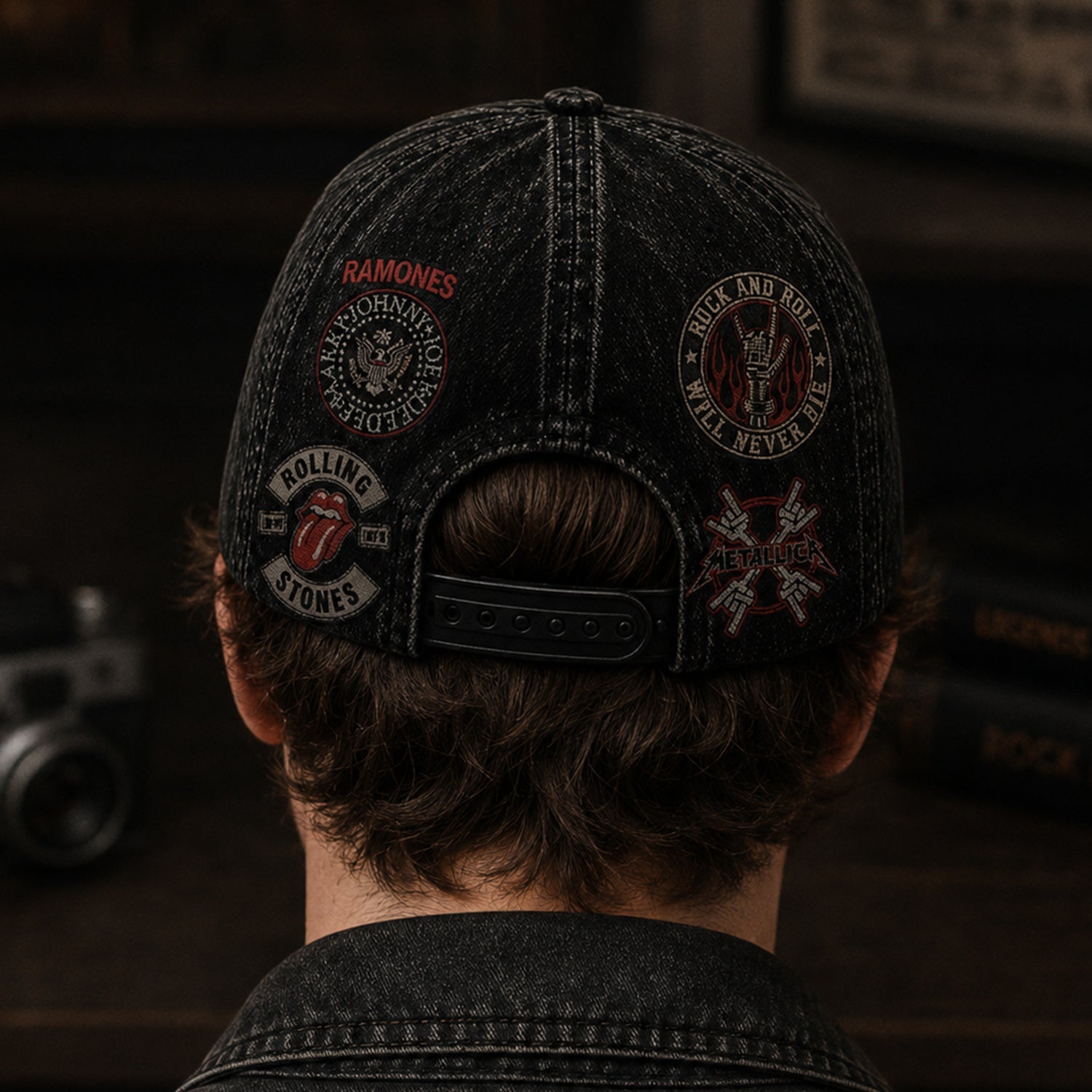 Personalized Rock Music Classic Cap with Legends Edition Design GradoCreations