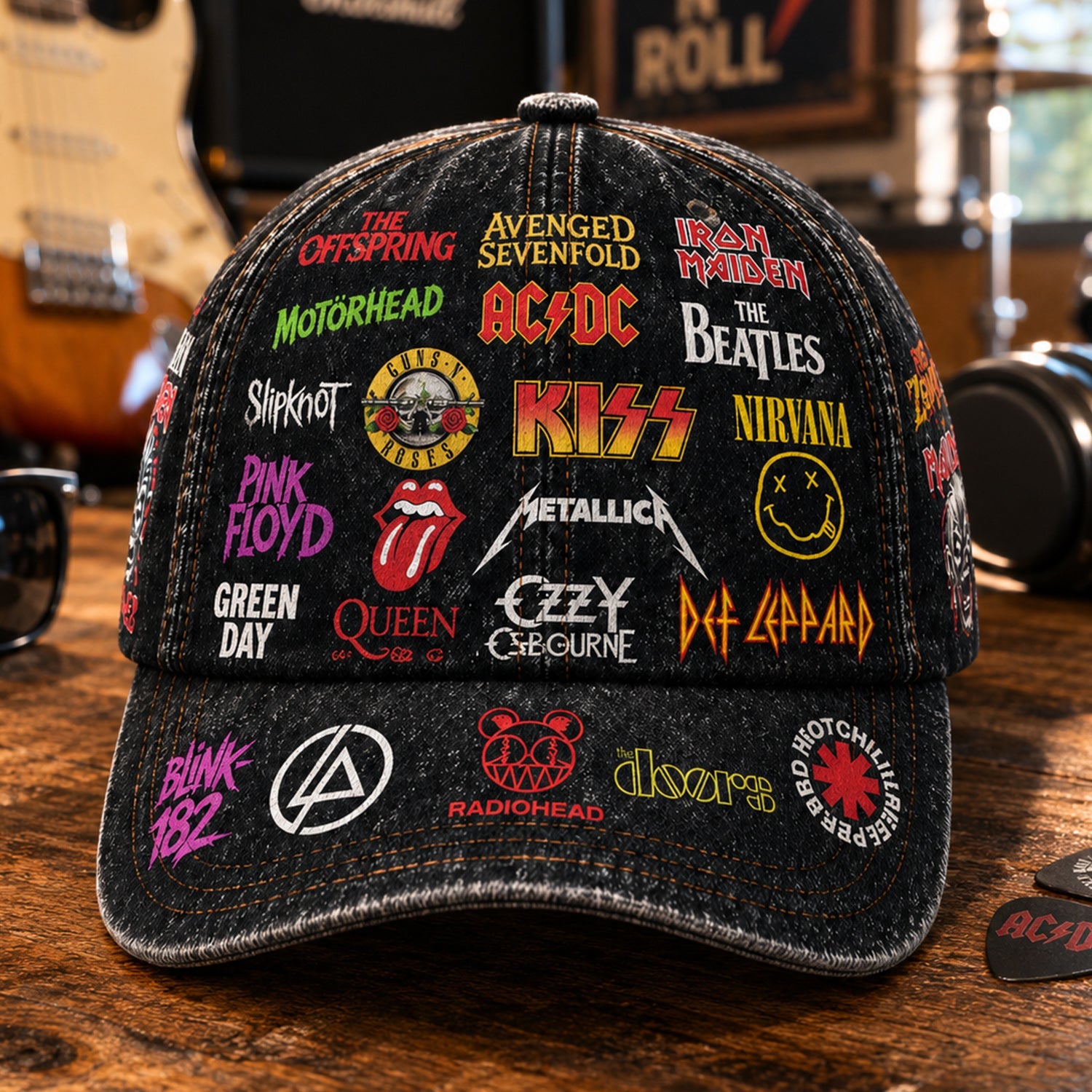 Personalized Classic Rock Cap Custom Name Legends Edition Gift GradoCreations