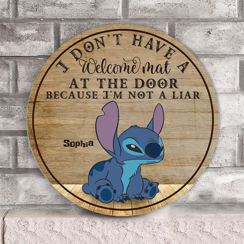 Personalized Ohana Round Wood Sign Custom Name Home Decor Gift Round Wood Sign GradoCreations
