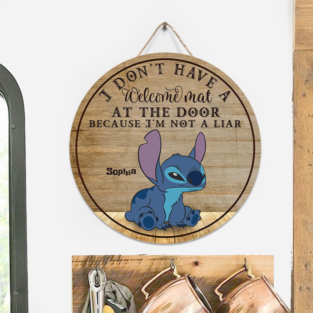 Personalized Ohana Round Wood Sign Custom Name Home Decor Gift Round Wood Sign GradoCreations