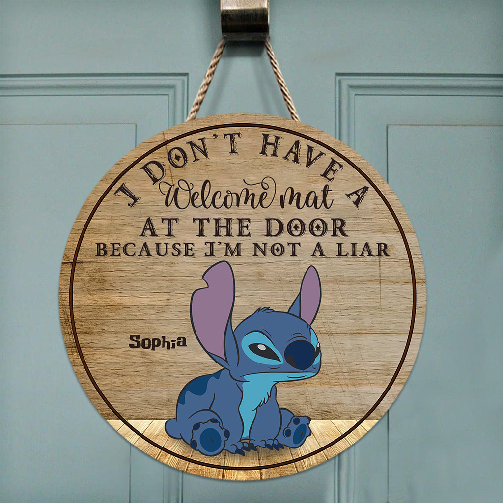 Personalized Ohana Round Wood Sign Custom Name Home Decor Gift Round Wood Sign GradoCreations