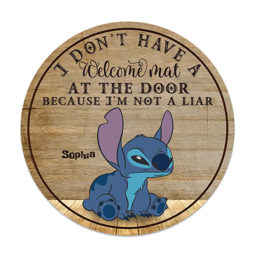 Personalized Ohana Round Wood Sign Custom Name Home Decor Gift Round Wood Sign GradoCreations