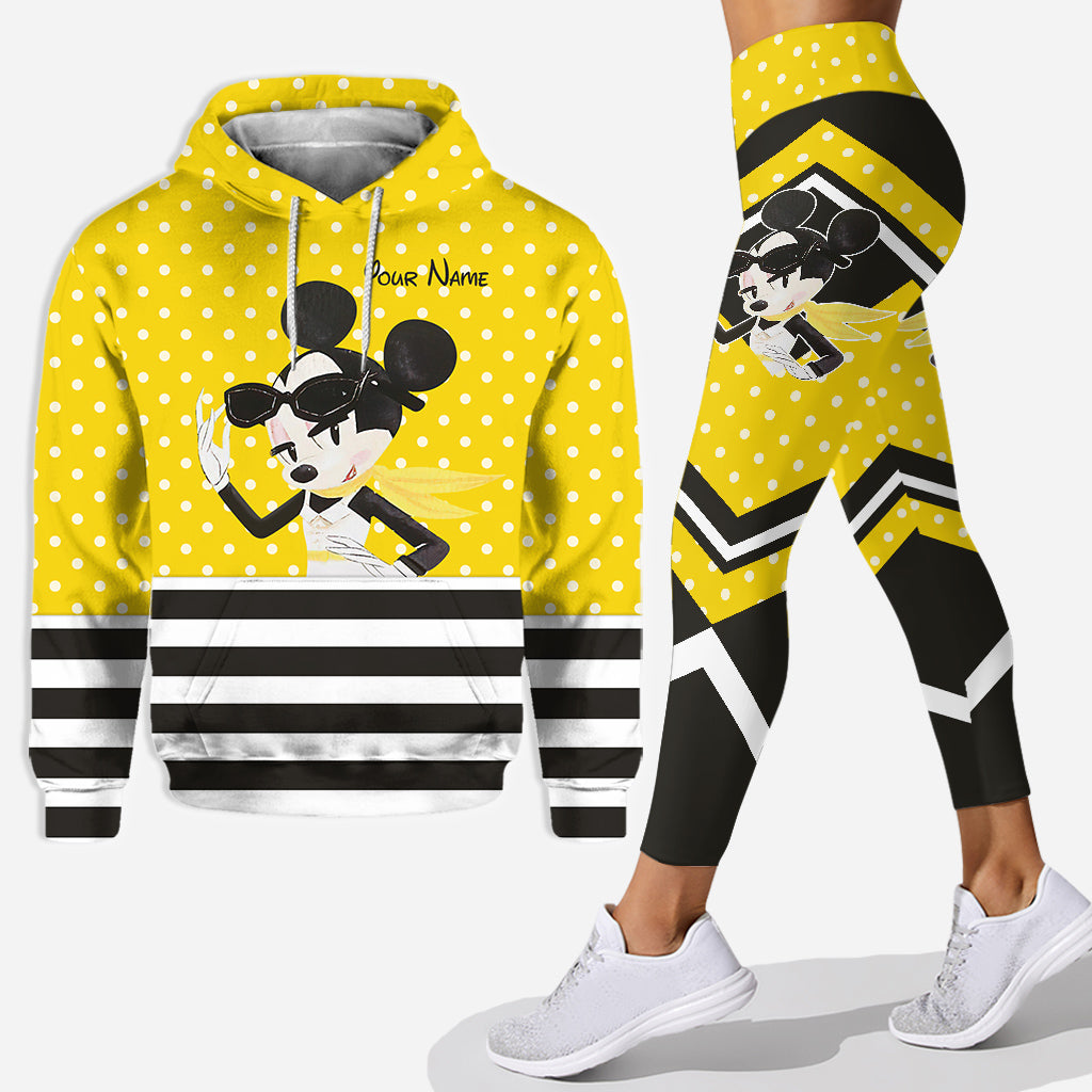 Personalized Mouse Hoodie & Leggings Set Custom Name Gift Hoodie & Leggings GradoCreations