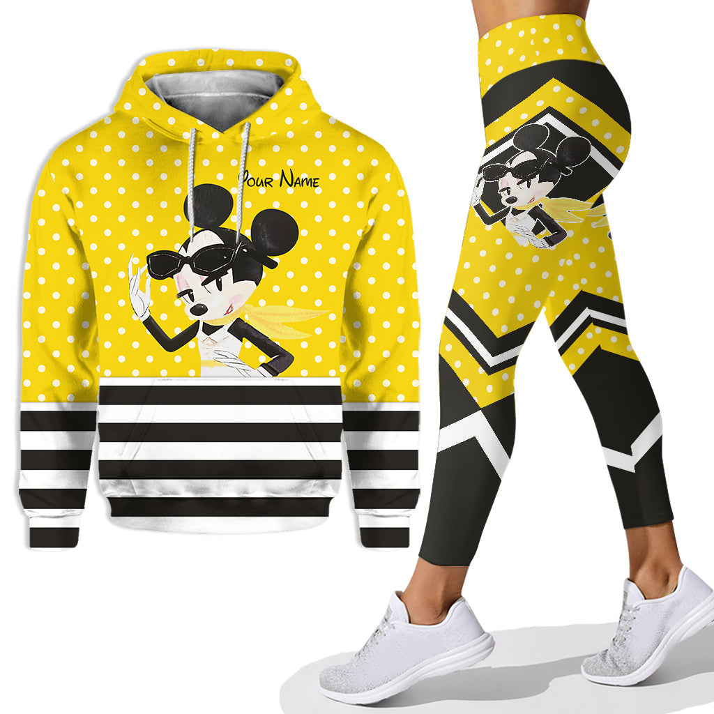 Personalized Mouse Hoodie & Leggings Set Custom Name Gift Hoodie & Leggings GradoCreations