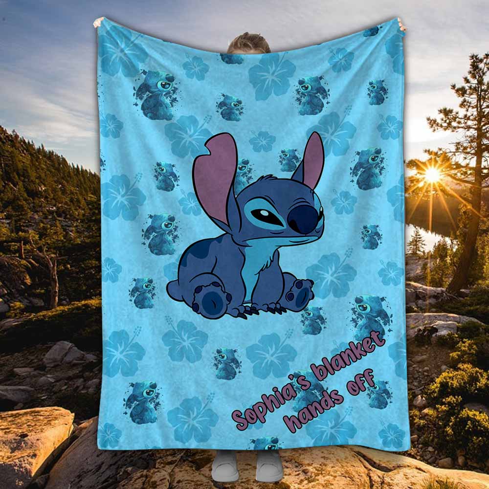 Personalized Ohana Blanket Custom Name Gift for Kids Blanket GradoCreations