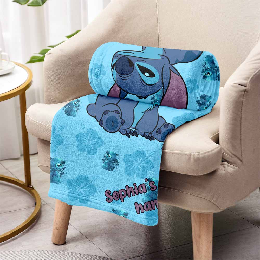 Personalized Ohana Blanket Custom Name Gift for Kids Blanket GradoCreations
