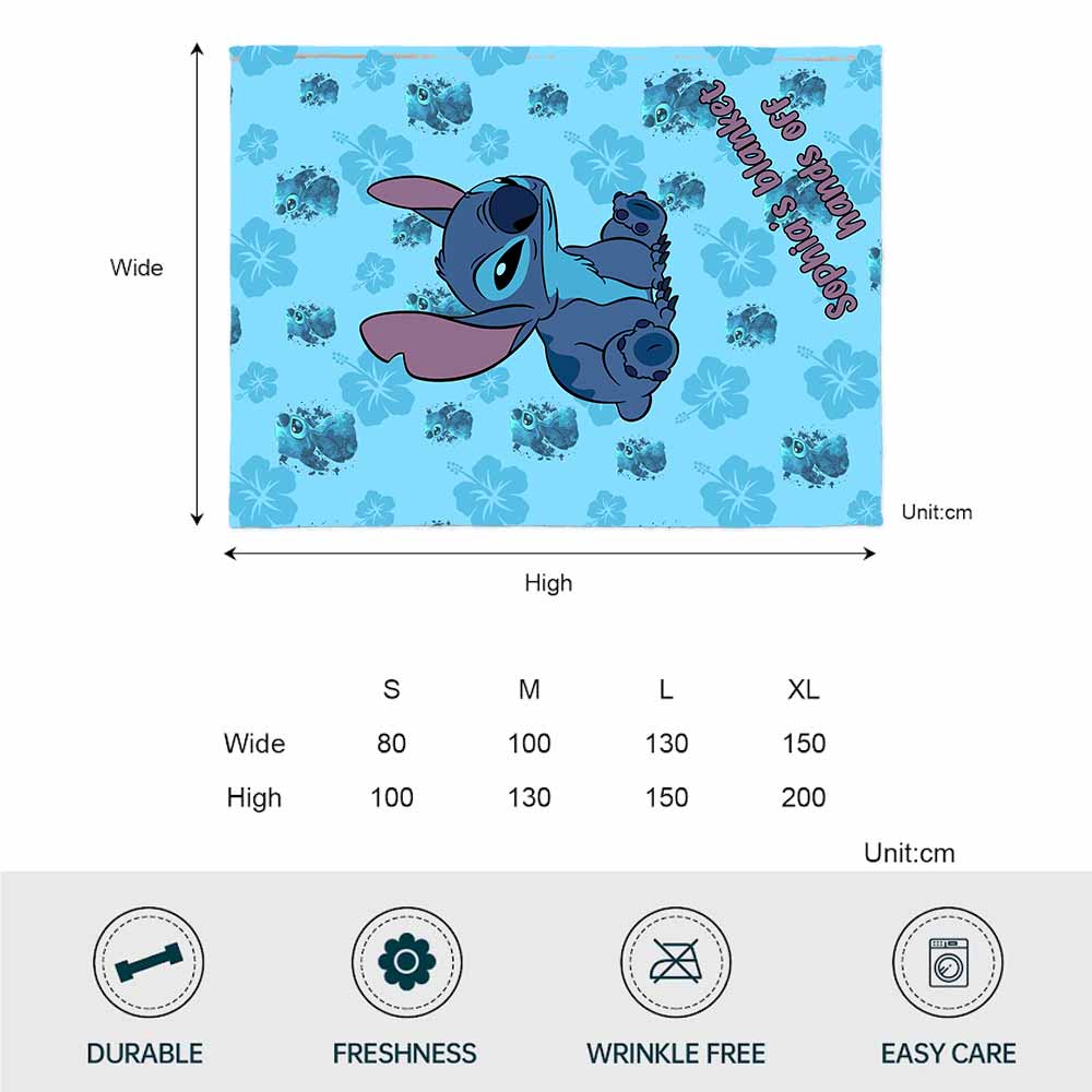 Personalized Ohana Blanket Custom Name Gift for Kids Blanket GradoCreations