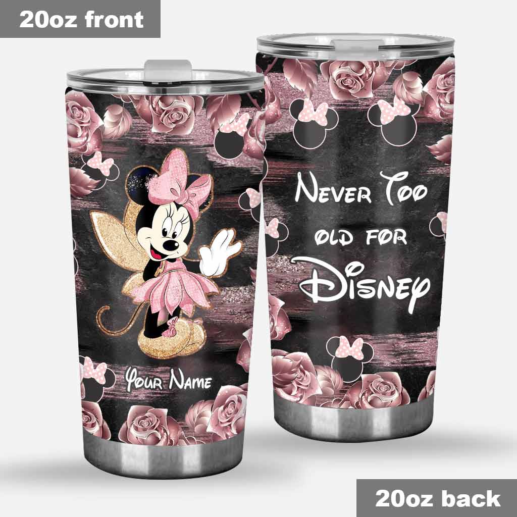 Personalized Little Pink Mouse Ears Tumbler Gift for Mom Tumbler GradoCreations