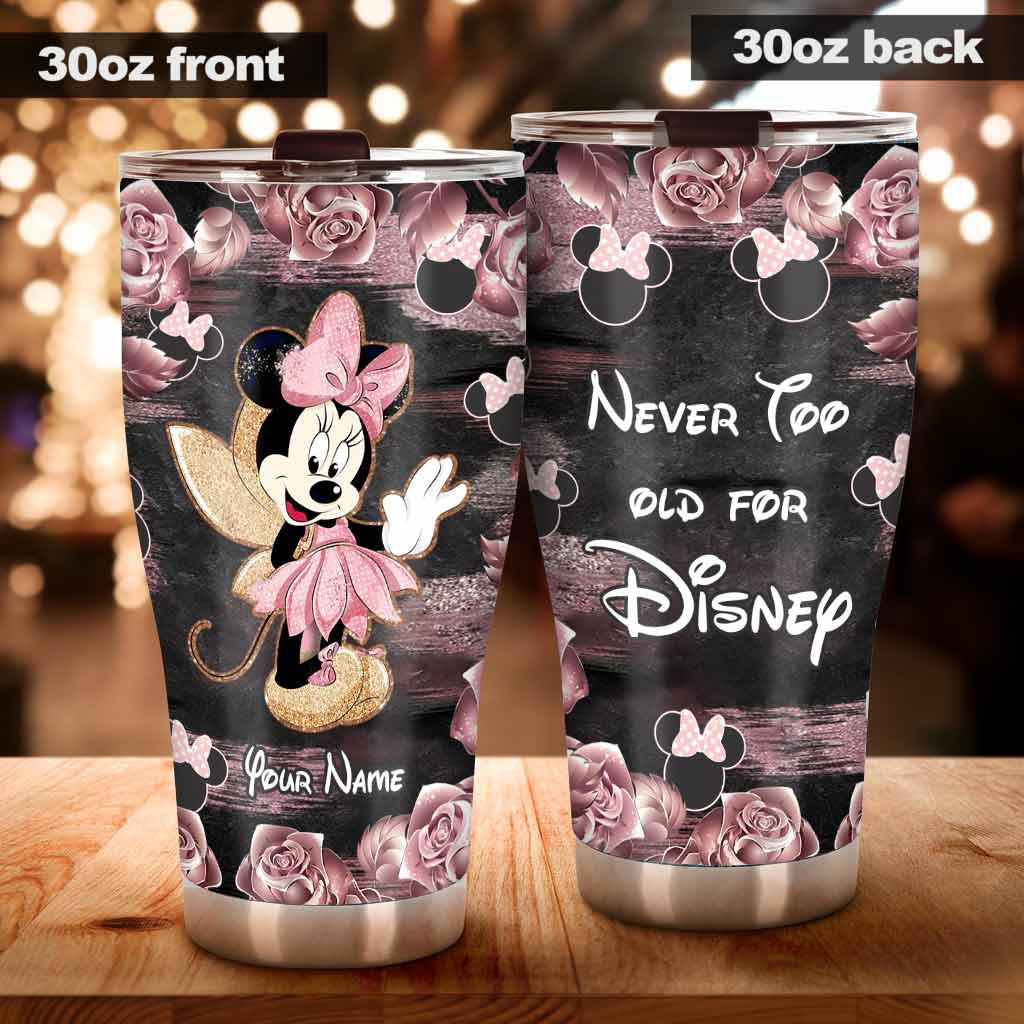 Personalized Little Pink Mouse Ears Tumbler Gift for Mom Tumbler GradoCreations