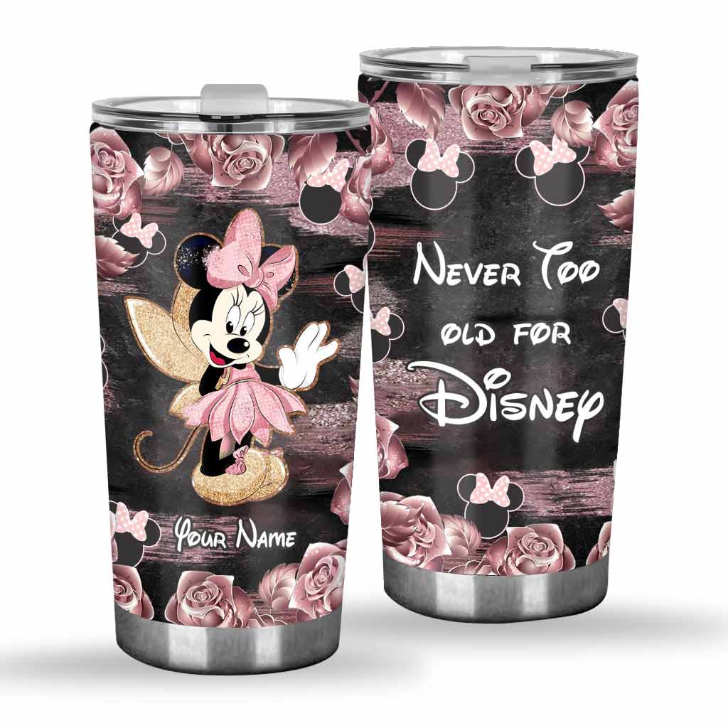 Personalized Little Pink Mouse Ears Tumbler Gift for Mom Tumbler GradoCreations