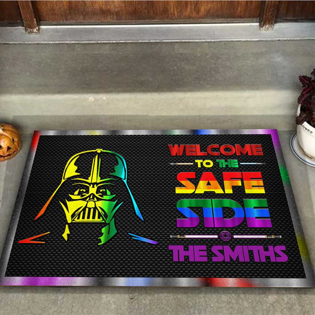 Personalized LGBT Support Doormat Custom Family Name Gift Doormat GradoCreations