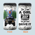 Personalized Car Can Cooler with Custom Name - Gift for Jeep Lovers Can Cooler GradoCreations