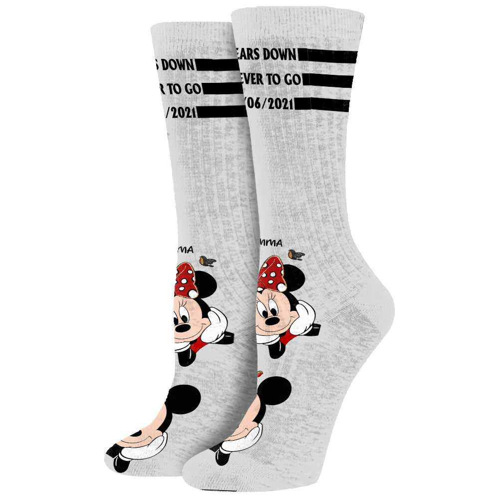 Custom Personalized Mouse Socks Gift for Couples | Forever To Go Socks GradoCreations