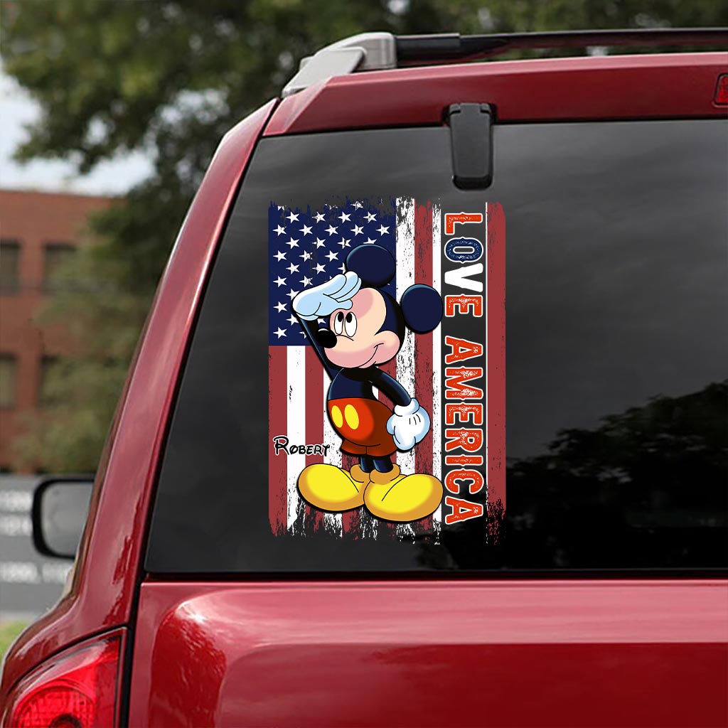 Personalized Mickey Mouse Decal Custom Name for Car & Home Decal Full GradoCreations
