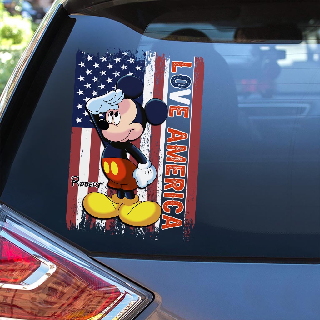 Personalized Mickey Mouse Decal Custom Name for Car & Home Decal Full GradoCreations