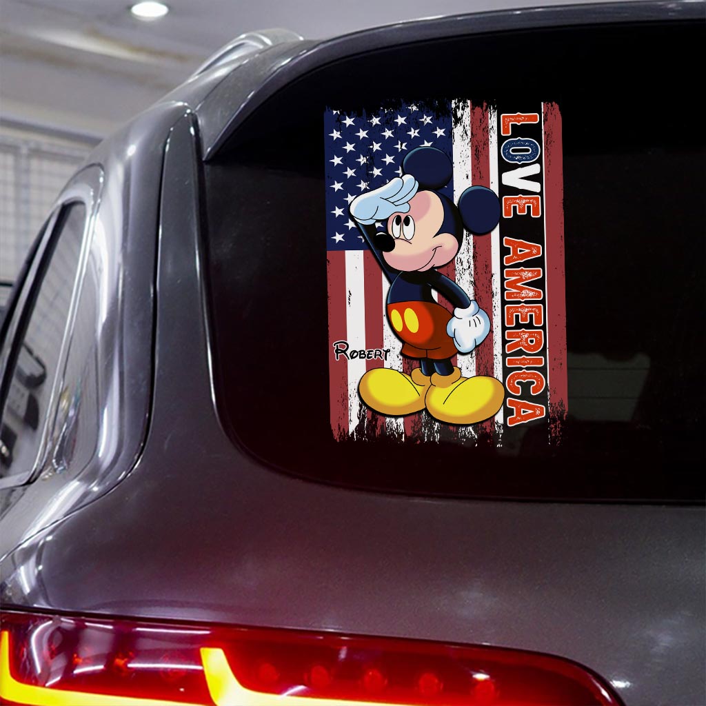 Personalized Mickey Mouse Decal Custom Name for Car & Home Decal Full GradoCreations