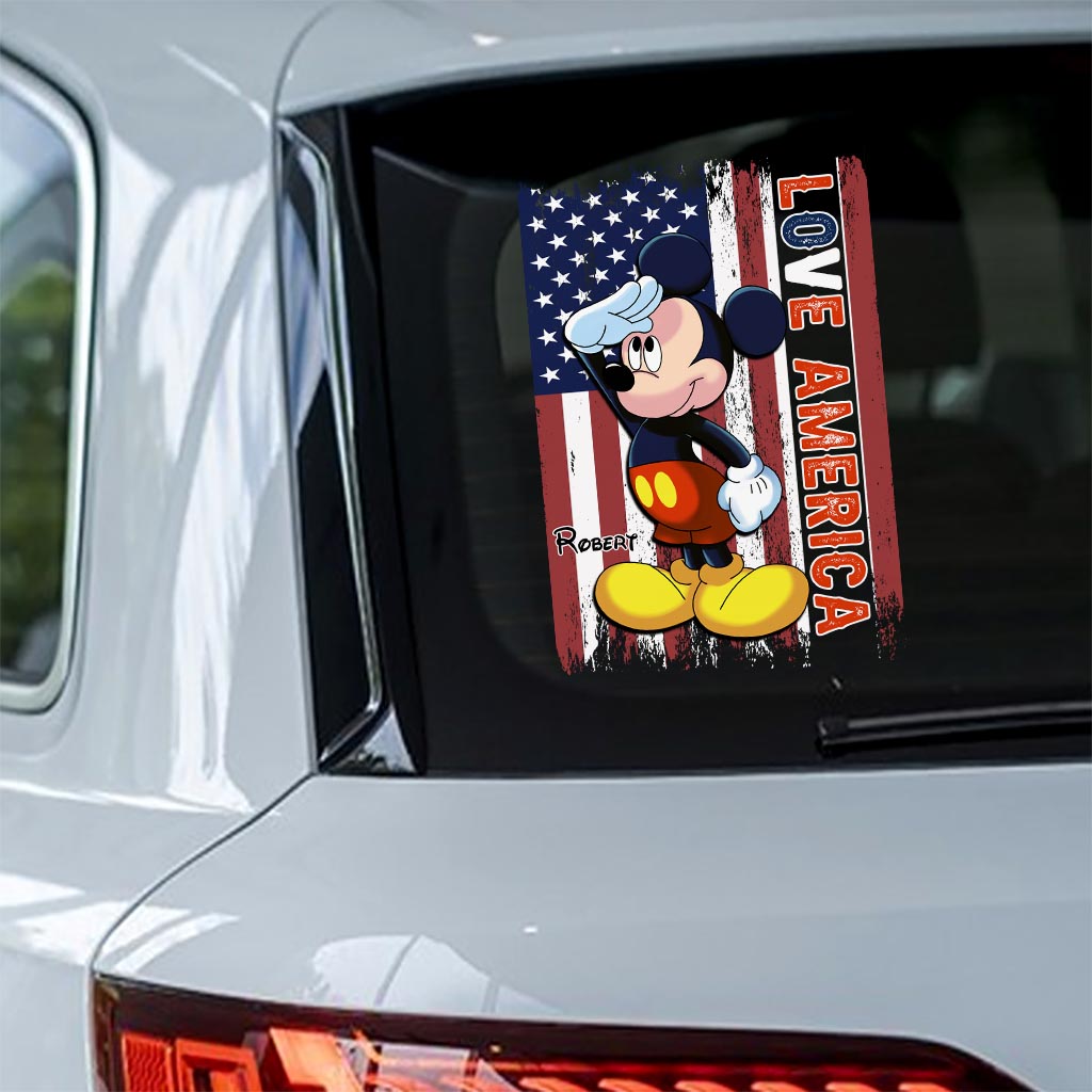 Personalized Mickey Mouse Decal Custom Name for Car & Home Decal Full GradoCreations