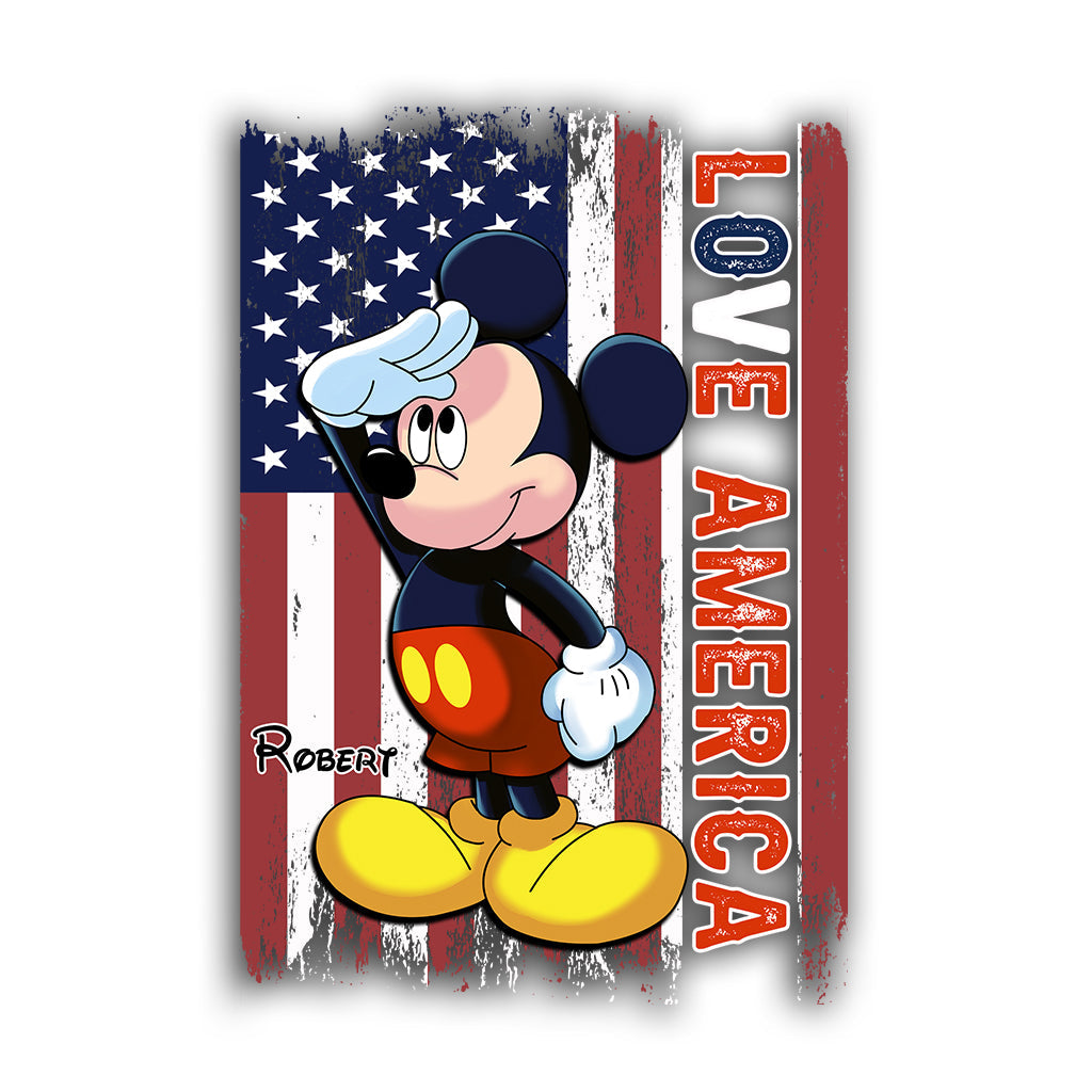 Personalized Mickey Mouse Decal Custom Name for Car & Home Decal Full GradoCreations