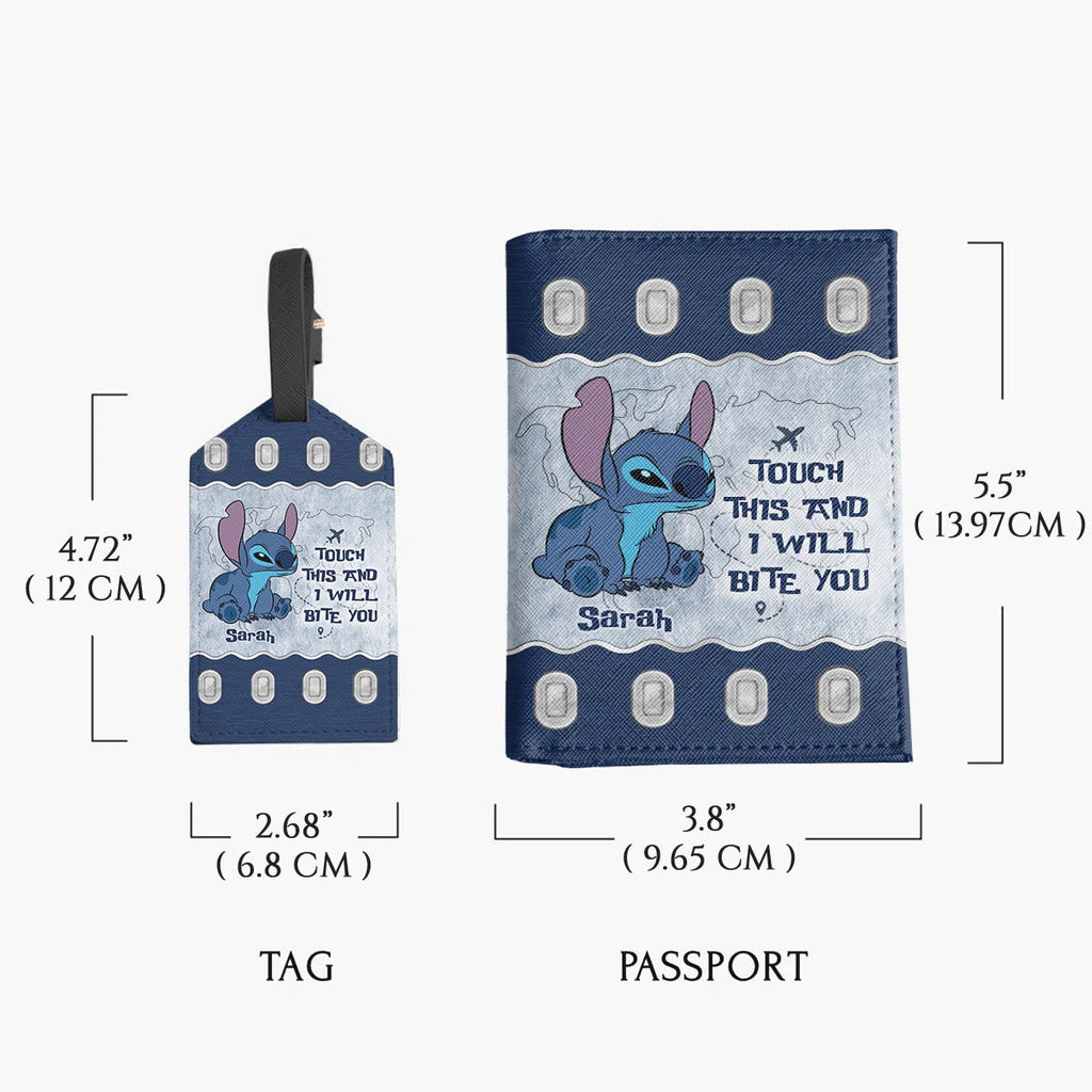 Personalized Leather Luggage Tag & Passport Holder Travel Set Gift Leather Luggage Tag & Passport Holder GradoCreations