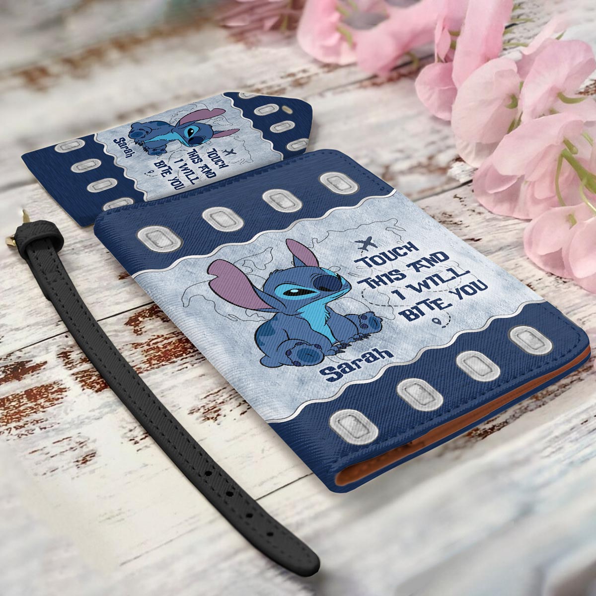 Personalized Leather Luggage Tag & Passport Holder Travel Set Gift Leather Luggage Tag & Passport Holder GradoCreations