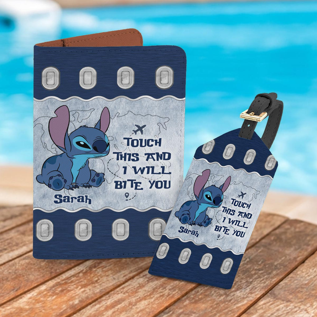 Personalized Leather Luggage Tag & Passport Holder Travel Set Gift Leather Luggage Tag & Passport Holder GradoCreations