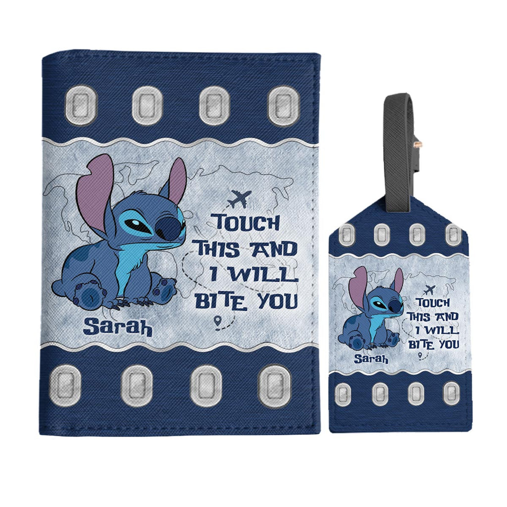 Personalized Leather Luggage Tag & Passport Holder Travel Set Gift Leather Luggage Tag & Passport Holder GradoCreations