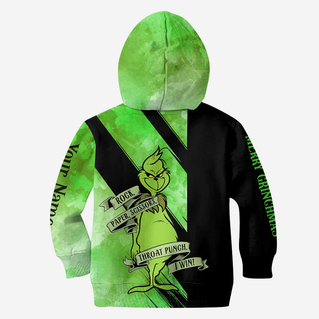 Personalized Grinch Hoodie and Leggings Set for Christmas Hoodie & Leggings GradoCreations