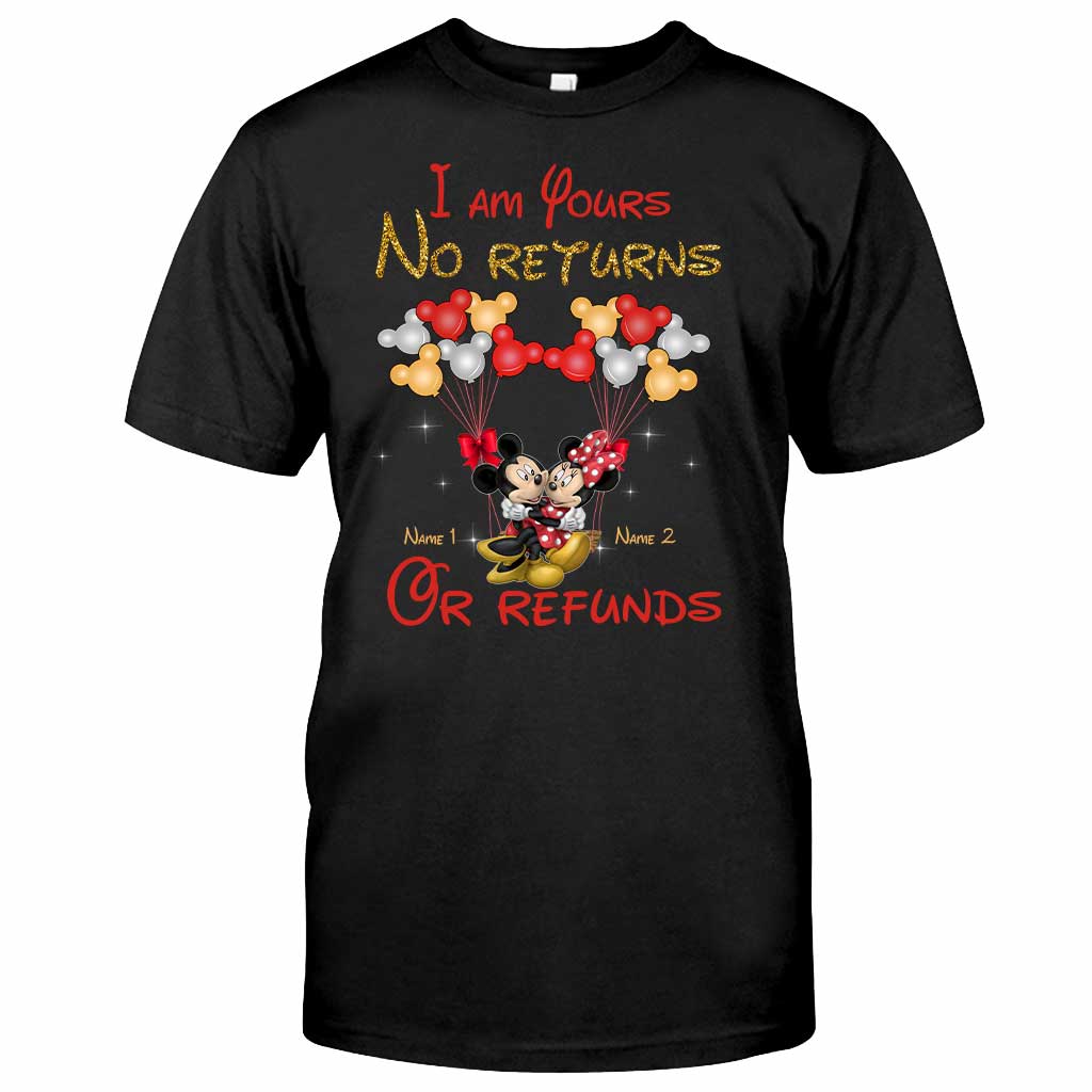 Personalized Couple T-Shirt & Hoodie with Custom Names Gift T-shirt & Hoodie GradoCreations