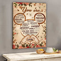 Personalized 'You Are...' Canvas Print Custom Name Family Gift Canvas and Poster GradoCreations