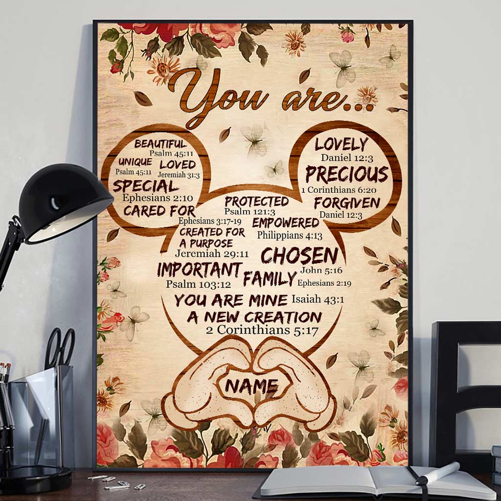 Personalized 'You Are...' Canvas Print Custom Name Family Gift Canvas and Poster GradoCreations