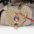 Personalized Magical Grandma Christmas Ornament with Hearts One-sided Ornament GradoCreations