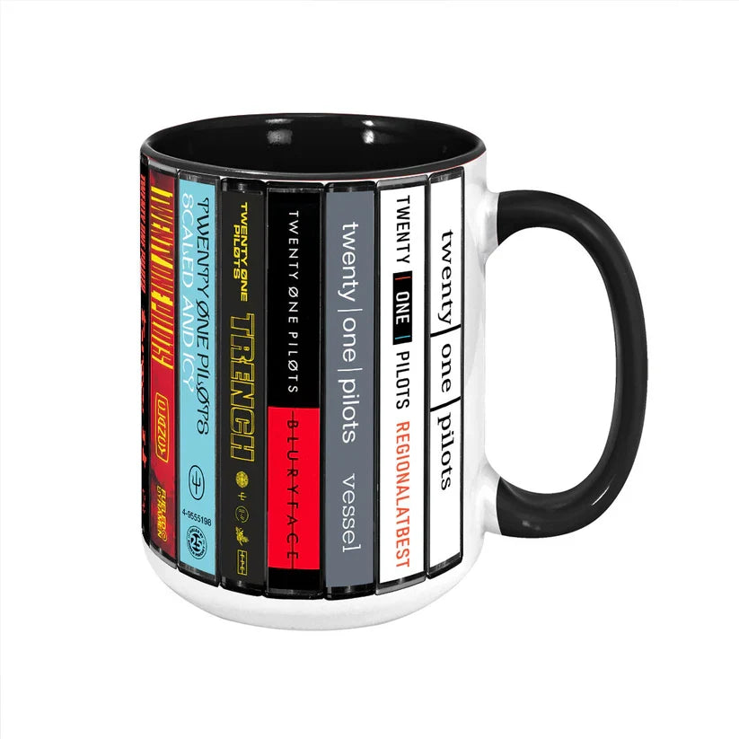 Twenty One Pilots Cassette Mug Retro Drinkware Gift GradoCreations