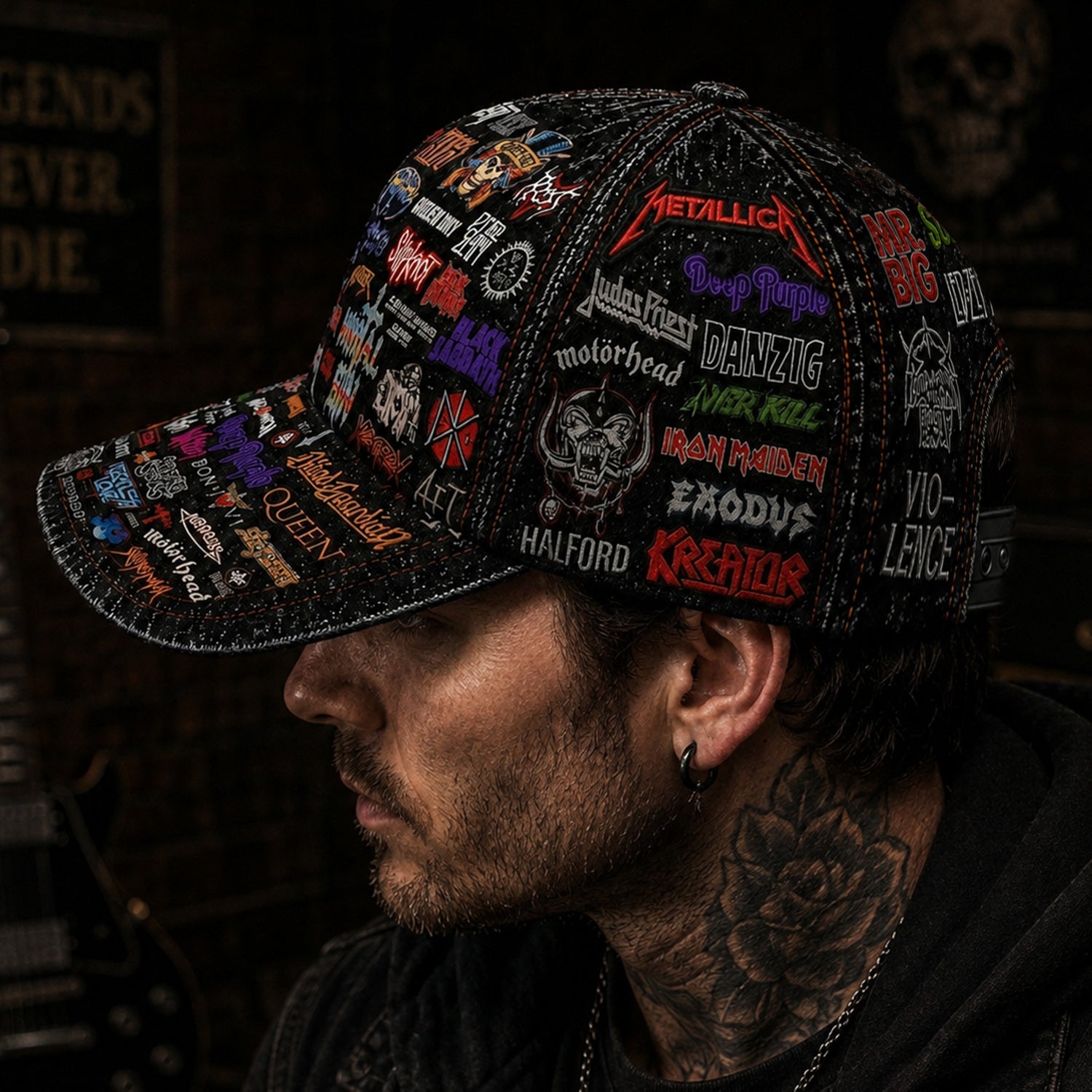 Personalized Legends Edition Classic Cap for Rock Music Fans GradoCreations