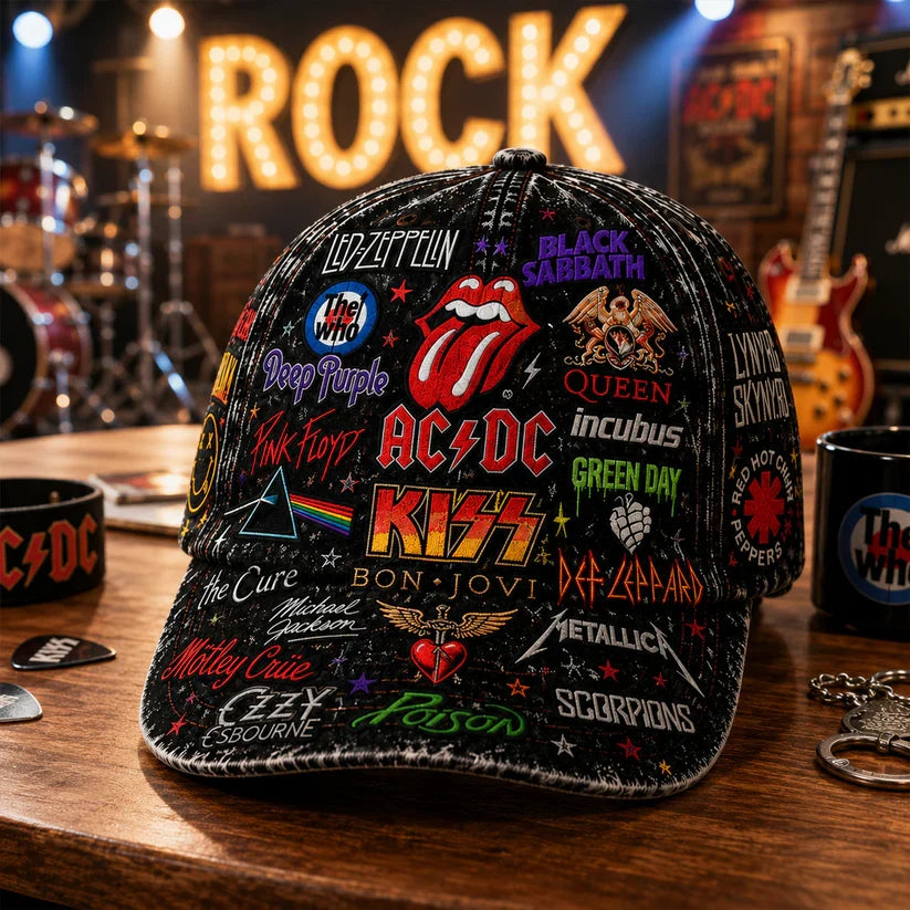 Personalized Classic Cap with Rock Legends Design Gift Idea Classic Cap GradoCreations