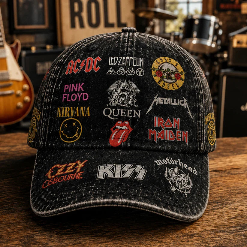 Custom Classic Rock Cap with Legends Edition Design for Music Lovers Classic Cap GradoCreations