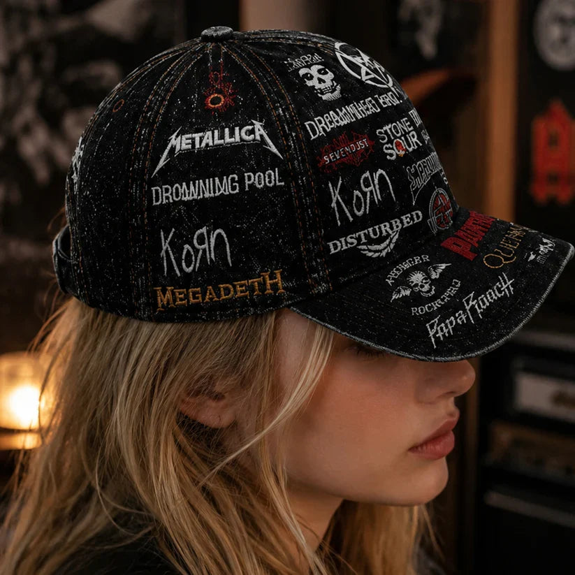 Classic Rock Legends Edition Cap Custom Fit for Music Lovers Classic Cap GradoCreations