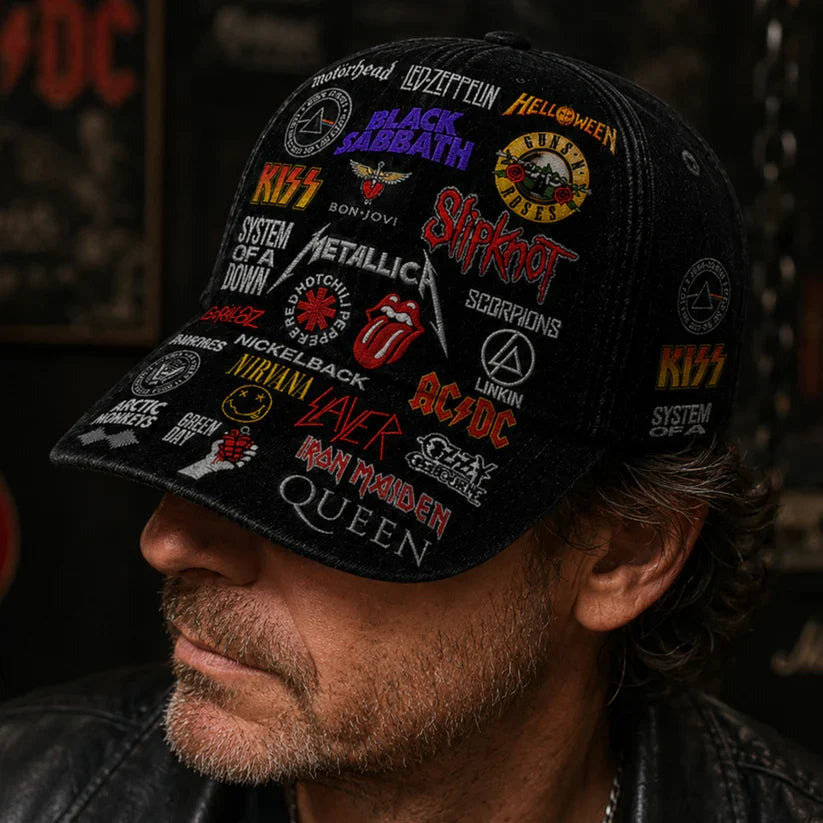 Personalized Classic Cap with Rock Legends for Music Lovers Classic Cap GradoCreations