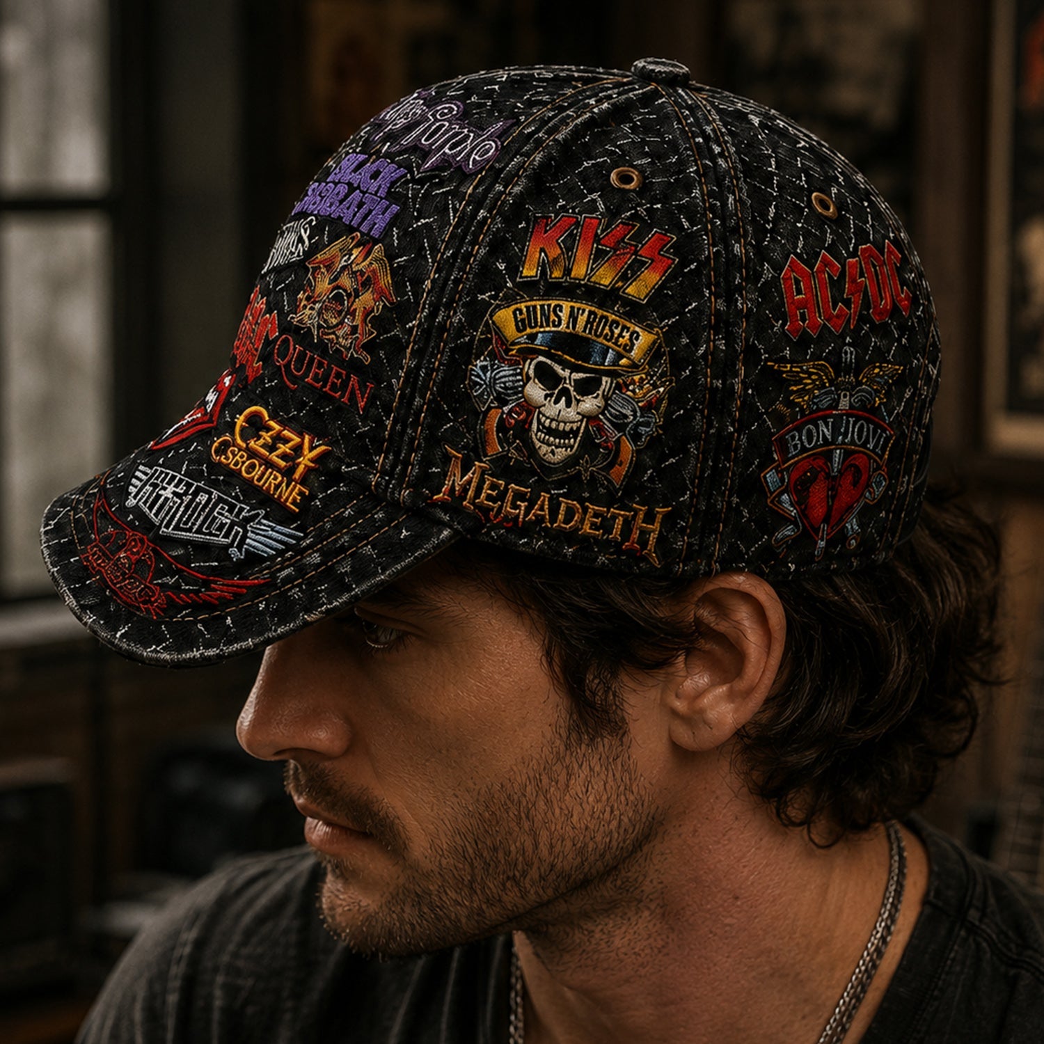 Personalized Classic Rock Cap Custom Name Snapback Gift GradoCreations