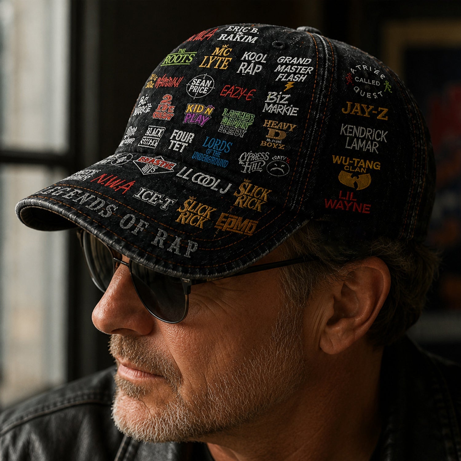 Personalized Legends of Rap Classic Cap Custom Hat for Music Lovers GradoCreations