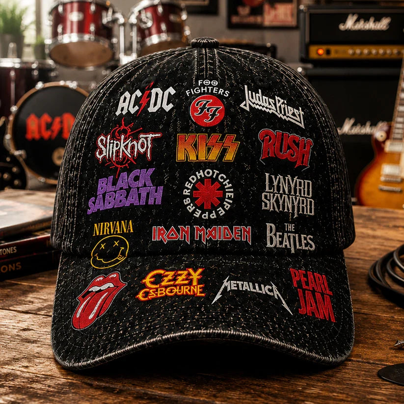 Personalized Classic Cap with Rock Legends Design Gift for Music Lovers Classic Cap GradoCreations