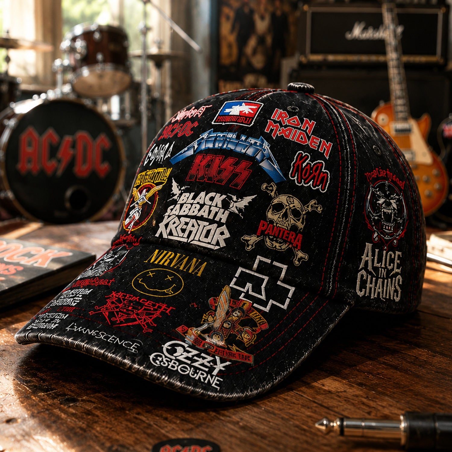 Custom Legends Edition Classic Cap for Rock Music Lovers GradoCreations