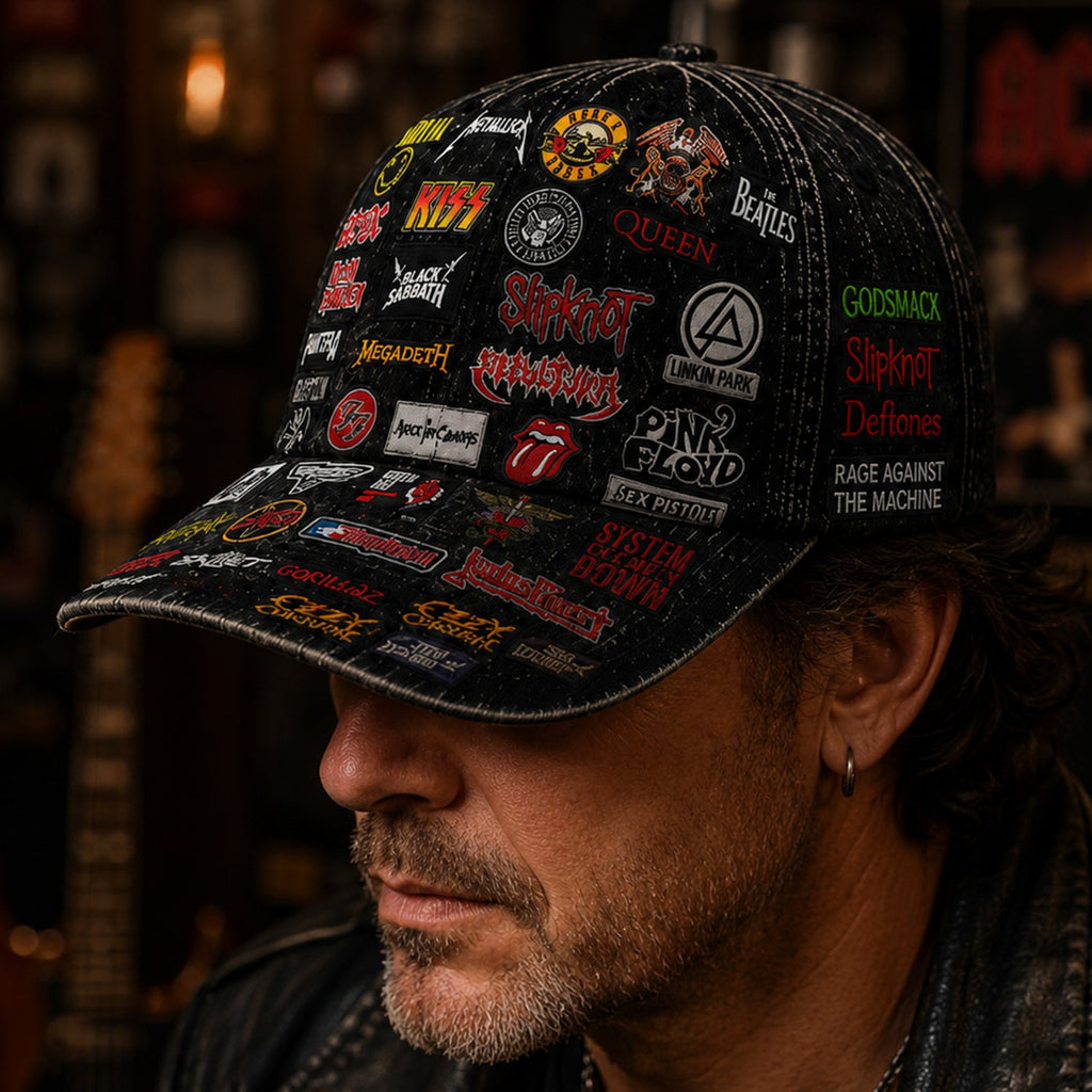 Personalized Classic Rock Legends Edition Cap for Music Lovers GradoCreations