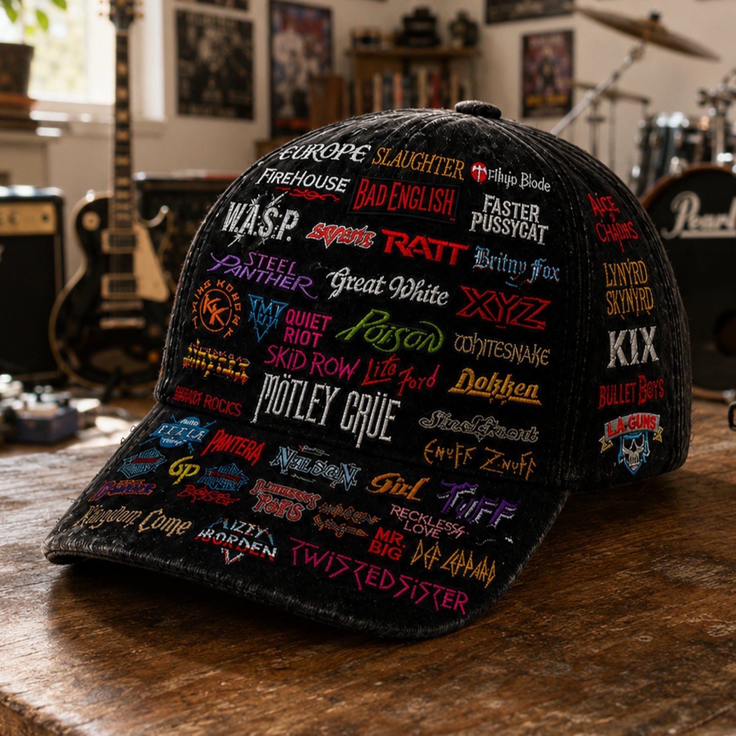 Classic Rock Legends Edition Custom Cap for Music Lovers GradoCreations
