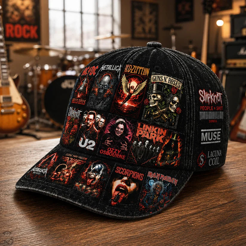 Personalized Classic Rock Cap Legends Edition for Music Lovers Classic Cap GradoCreations