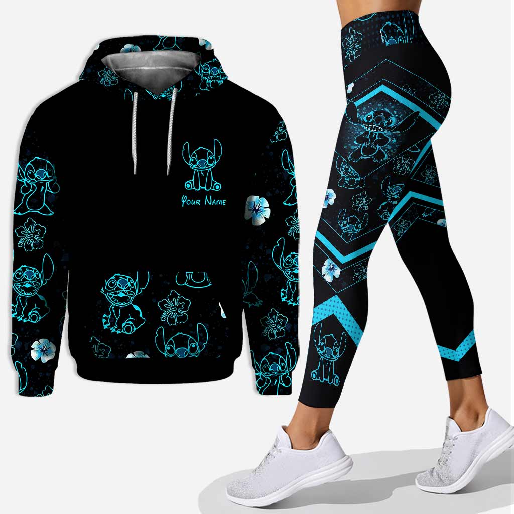 Personalized Ohana Means Family Hoodie and Leggings Set Hoodie & Leggings GradoCreations