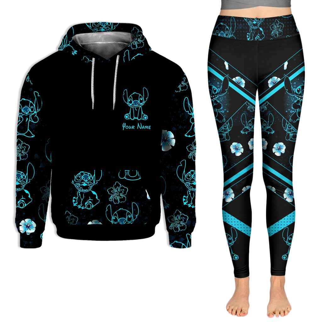 Personalized Ohana Means Family Hoodie and Leggings Set Hoodie & Leggings GradoCreations