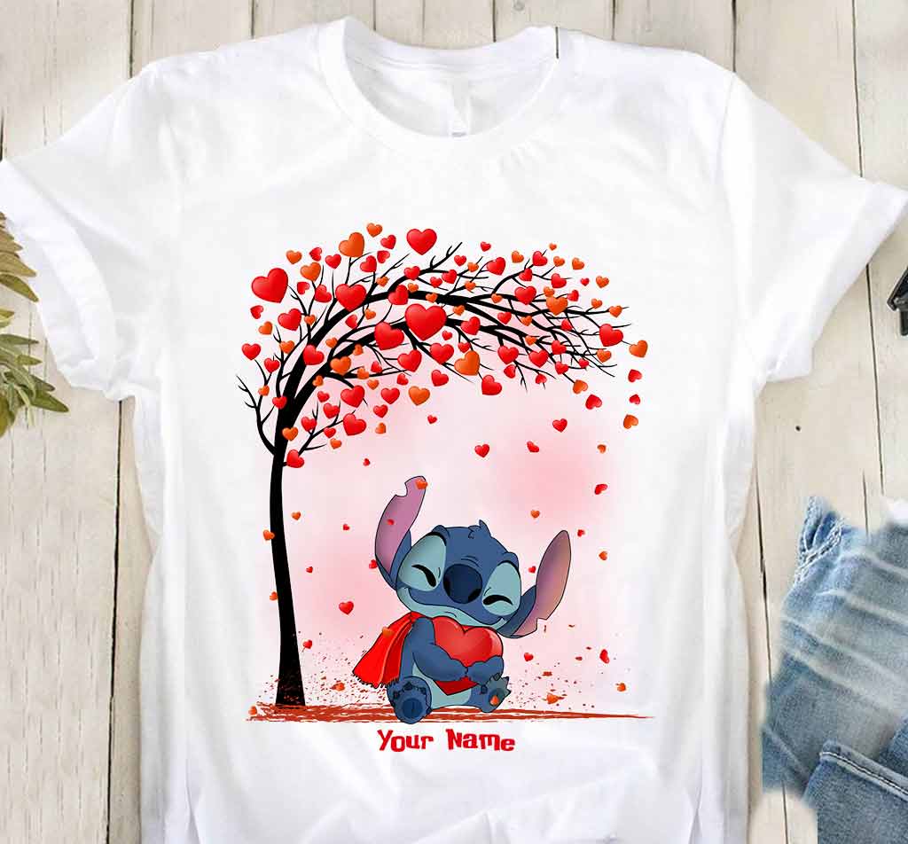 Personalized Couple T-shirt & Hoodie with Custom Names | Unique Romantic Gift T-shirt & Hoodie GradoCreations