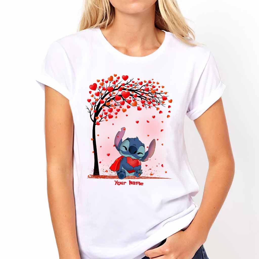 Personalized Couple T-shirt & Hoodie with Custom Names | Unique Romantic Gift T-shirt & Hoodie GradoCreations