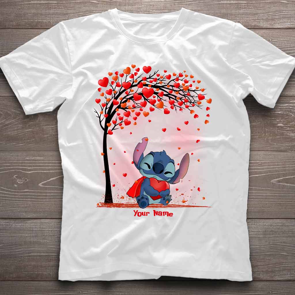 Personalized Couple T-shirt & Hoodie with Custom Names | Unique Romantic Gift T-shirt & Hoodie GradoCreations